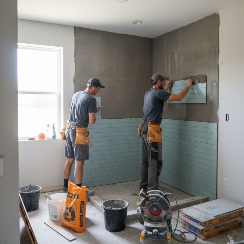 Our team working on Bathroom Remodeling projects in Ocean View, DE