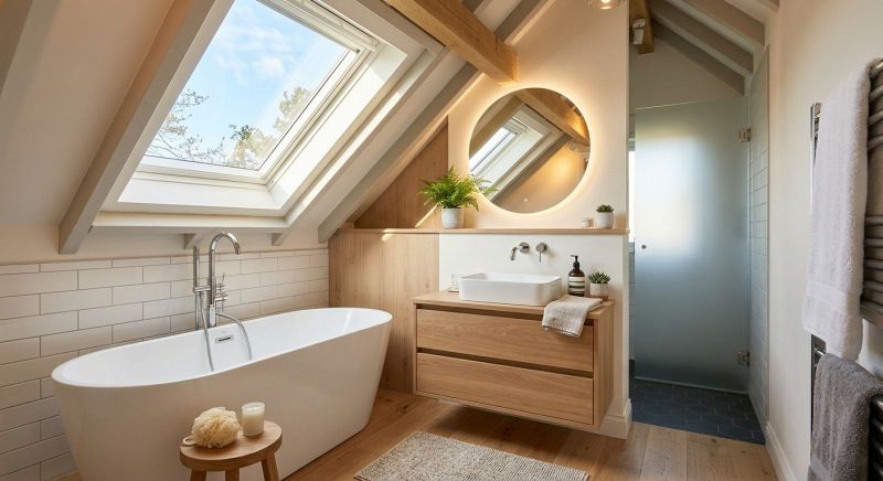 Attic Bathroom Remodeling in Ocean View, DE