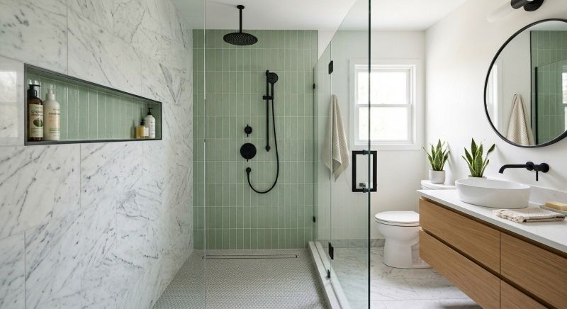 Bathroom Shower Renovation in Ocean View, DE