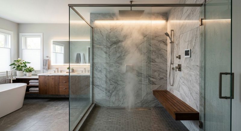 Granite Shower Installation in Ocean View, DE